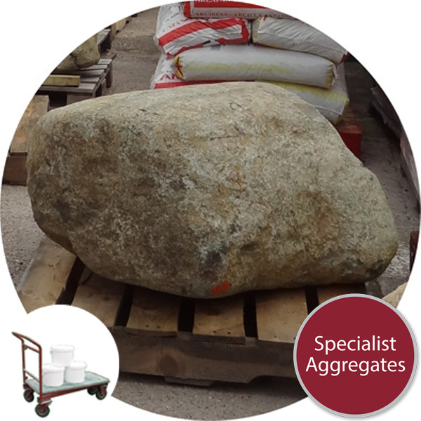 Glacial Boulder - 1 Large Rounded - Click & Collect